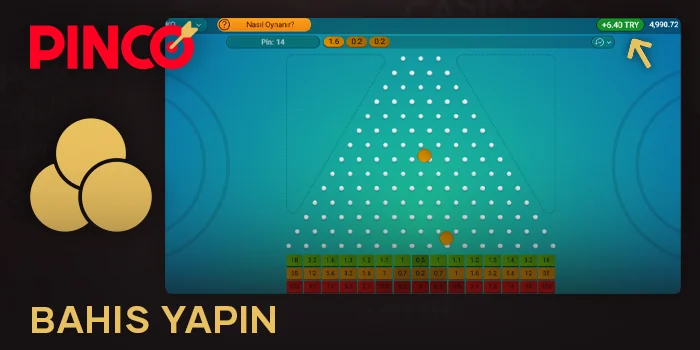 Plinko'dan kazandıklarınızı Pinco hesabınıza aktarın