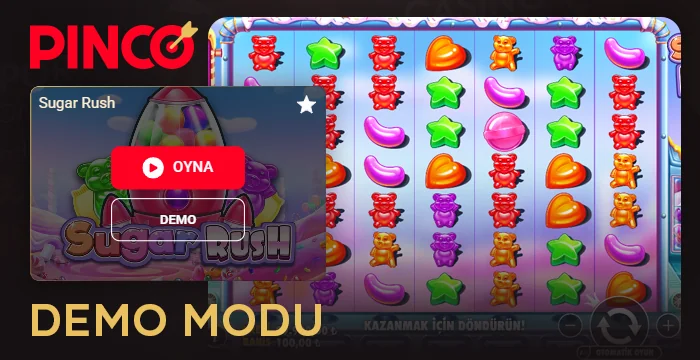 Pinko sitesinde Sugar Rush'ı ücretsiz oynamak - demo modunda nasıl oynanır